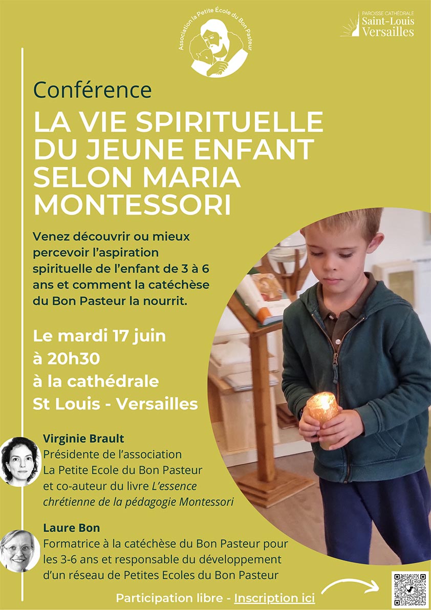 Conférence du 17 Juin 2025 : La vie spirituelle du jeune enfant selon Maria Montessori
